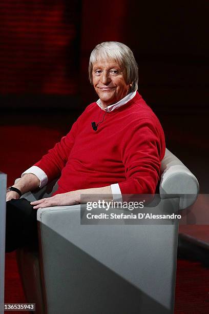 Flavio Caroli attends "Che Tempo Che Fa" Italian Tv Show on January 7, 2012 in Milan, Italy.