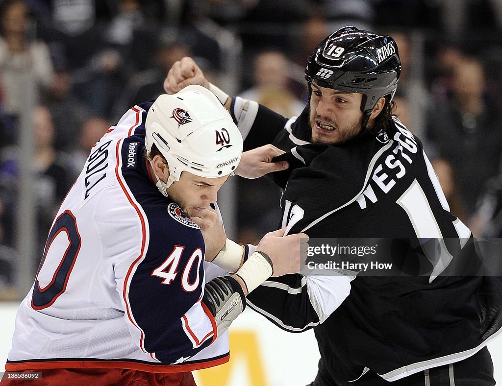 Columbus Blue Jackets v Los Angeles Kings