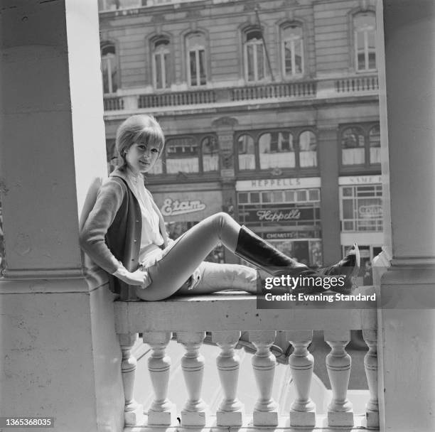 British actress Gabriella Licudi in London, UK, 29th April 1964.