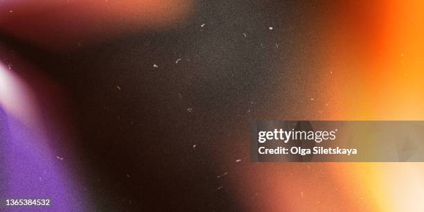 film glare, noise and scratches on a black background - background image stock-fotos und bilder