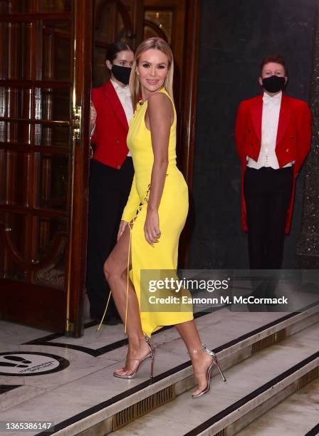 Judge Amanda Holden attends the Britain's Got Talent Auditions at the London Palladium on January 18, 2022 in London, England.