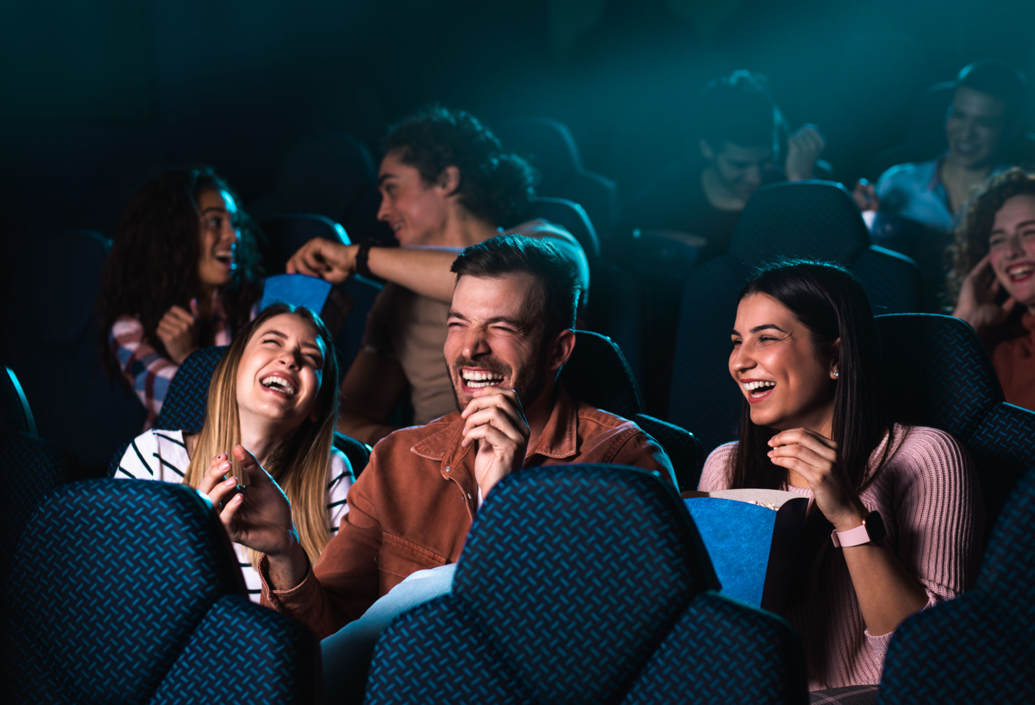 audience laughing