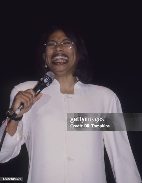 July 11: MANDATORY CREDIT Bill Tompkins/Getty Images Rachel Ferris performing at The Beacon Theatre on July 11th, 1994 in New York City.