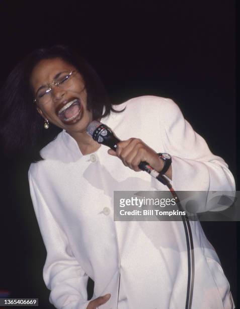 July 11: MANDATORY CREDIT Bill Tompkins/Getty Images Rachel Ferris performing at The Beacon Theatre on July 11th, 1994 in New York City.