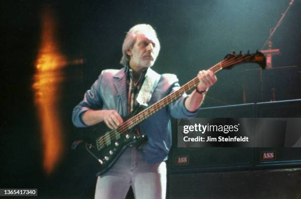 Rock band The Who perform at The Pond in Anaheim, California on October 25, 1996.