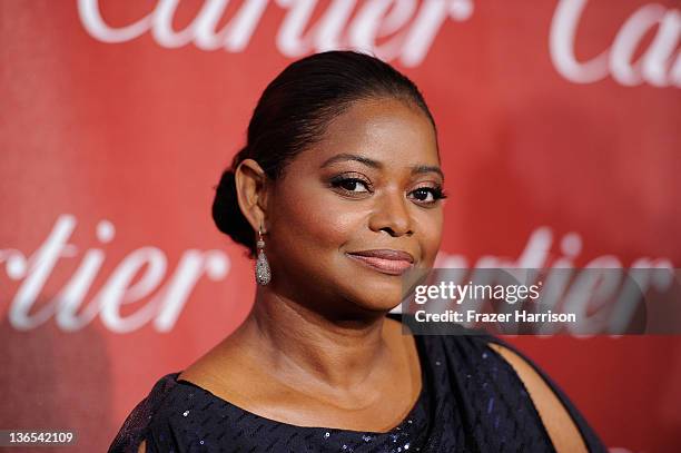 Actress Octavia Spencer arrives at the 2012 Palm Springs International Film Festival Awards Gala at Palm Springs Convention Center on January 7, 2012...