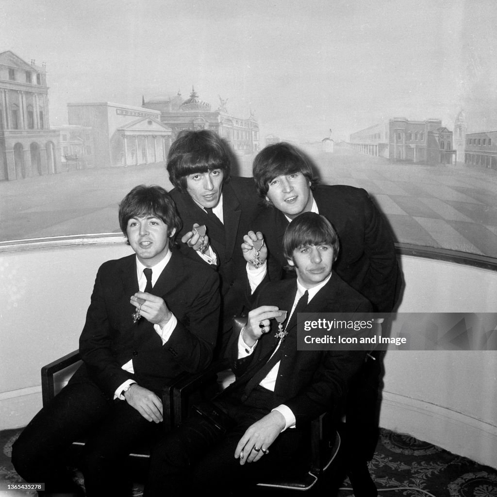 The Beatles Receive Their MBEs