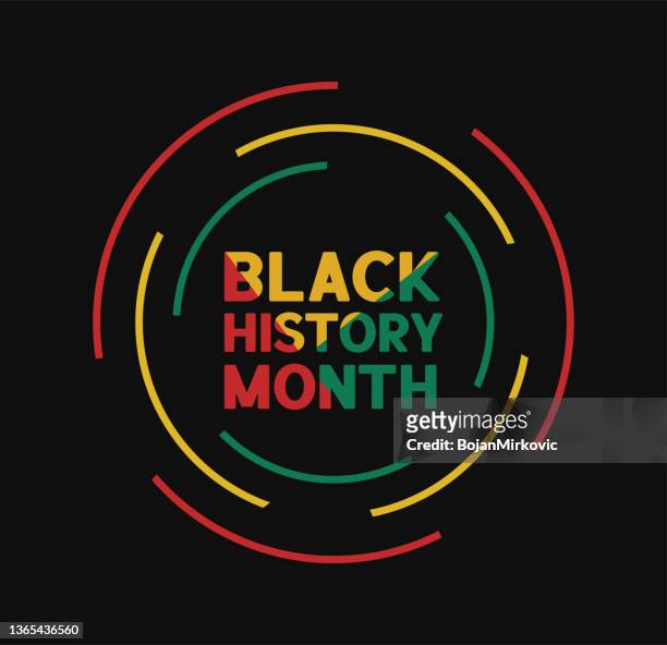 black history month background, poster, card. vector - black history stock illustrations