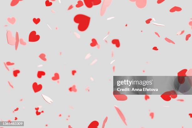 2,847 Heart Confetti Stock Photos, High-Res Pictures, and Images