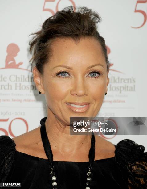Actress Vanessa Williams arrives at the 50th Anniversay Benefit Gala of St. Jude Children's Research Hospital at The Beverly Hilton Hotel on January...