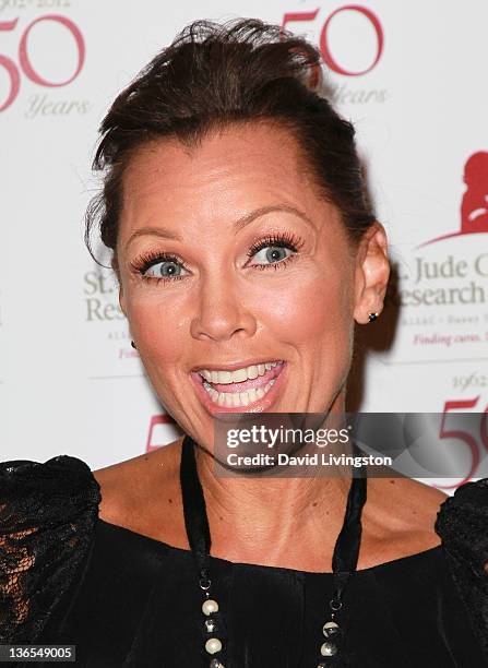 Actress Vanessa Williams attends the 50th anniversary celebration for St. Jude Children's Research Hospital at The Beverly Hilton hotel on January 7,...