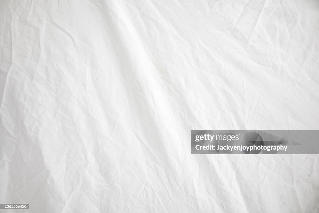 White textile fabric abstract textured background