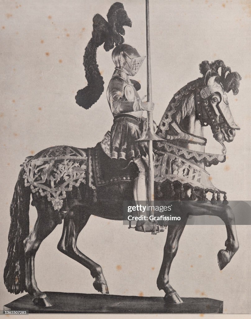 Charles V Holy Roman Emperor on horse 1898