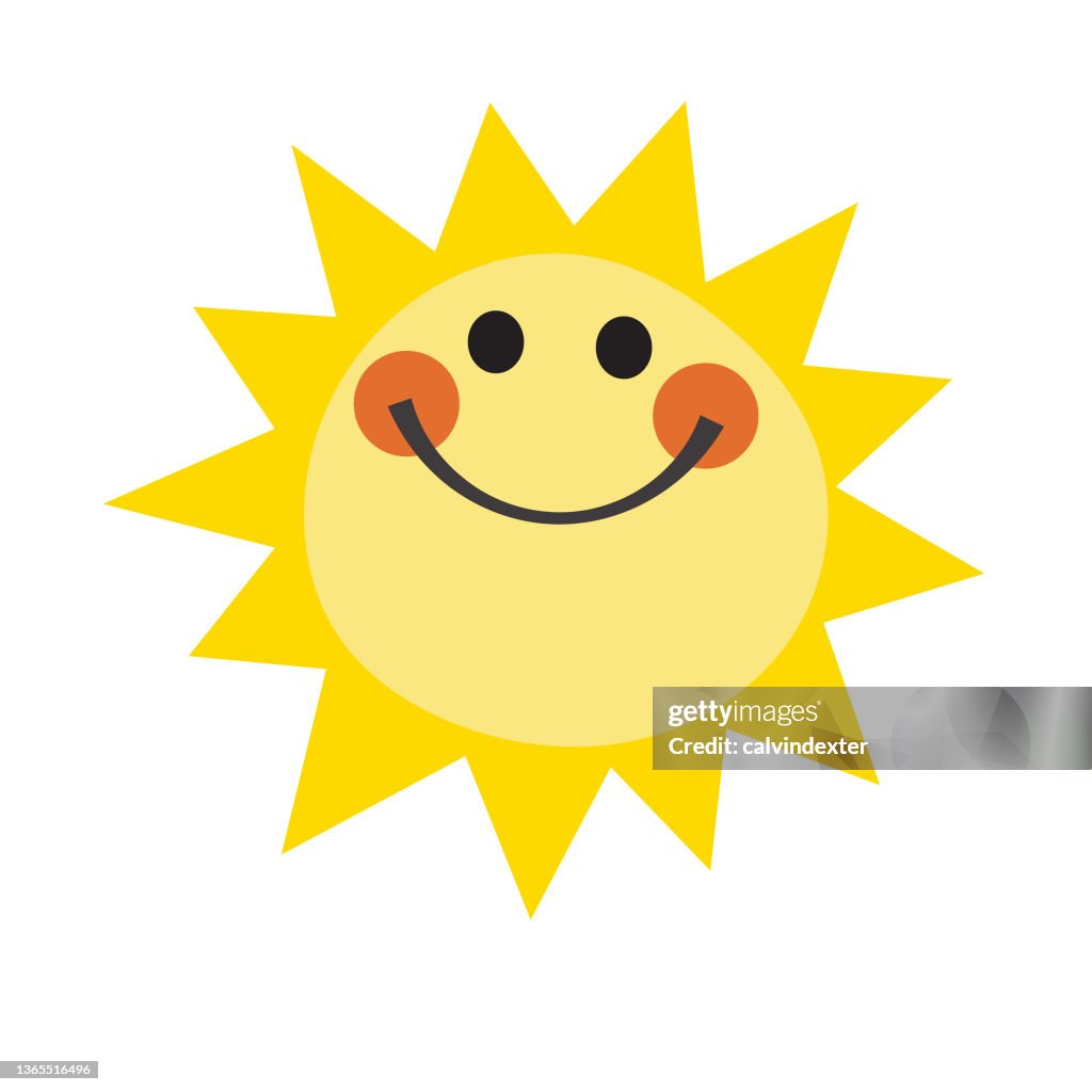 Sun Ribbon Cartoon Sun Cartoon