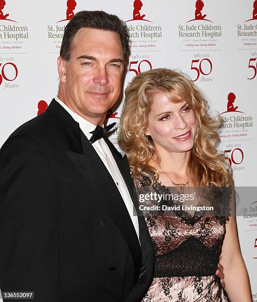 Actor Patrick Warburton and wife Cathy attend the 50th anniversary celebration for St. Jude Children's Research Hospital at The Beverly Hilton hotel...