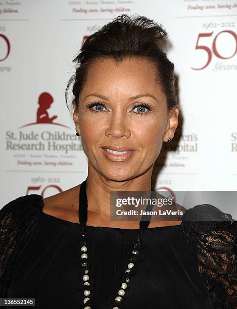 Actress Vanessa L. Williams attends the St. Jude Children's Research Hospital 50th anniversary gala at The Beverly Hilton hotel on January 7, 2012 in...