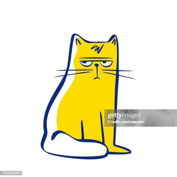 ilustrações, clipart, desenhos animados e ícones de gato bonito esperando e perguntando - impatient