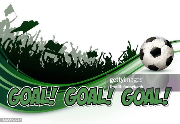 goal soccer fun - sports league stock illustrations