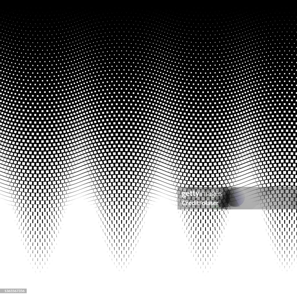 Solid Squares In Fading Wave Pattern High-Res Vector Graphic - Getty Images