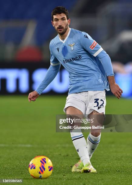 Danilo Cataldi of SS Lazio in action during the Coppa Italia match between Juventus and UC Sampdoria at Olimpico Stadium on January 18, 2022 in Rome,...