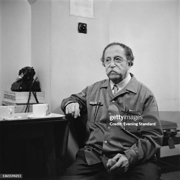 French-American conductor Pierre Monteux in London, UK, 31st May 1963. He is there to lead the LSO in a 50th anniversary concert of Igor Stravinsky's...