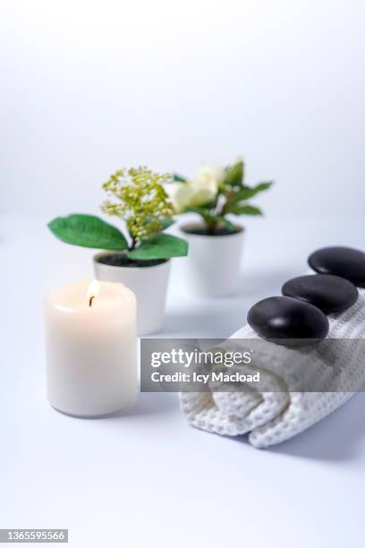 zen and bright atmosphere to rejuvenate physically and mentally - tranquility spa stock pictures, royalty-free photos & images