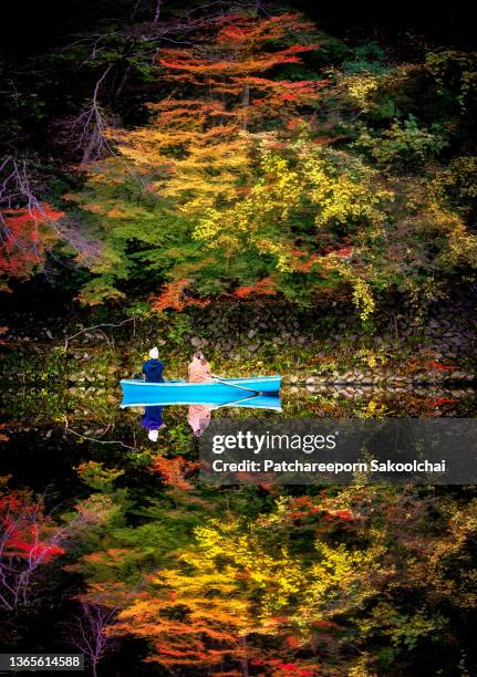 autumn river - arashiyama stock pictures, royalty-free photos & images