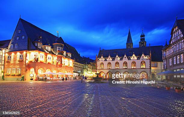germany, historic town of goslar - goslar stockfoto's en -beelden