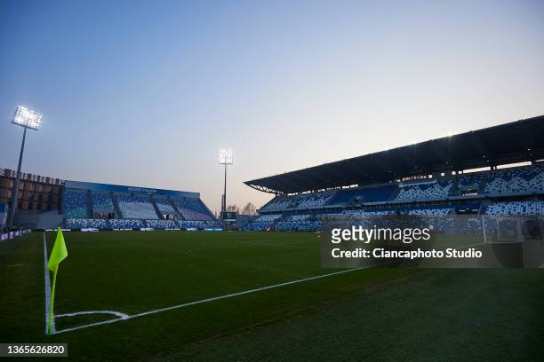 General view inside the stadium prior to the Coppa Italia match between Sassuolo and Cagliari at Mapei Stadium - Citta' del Tricolore on January 19,...