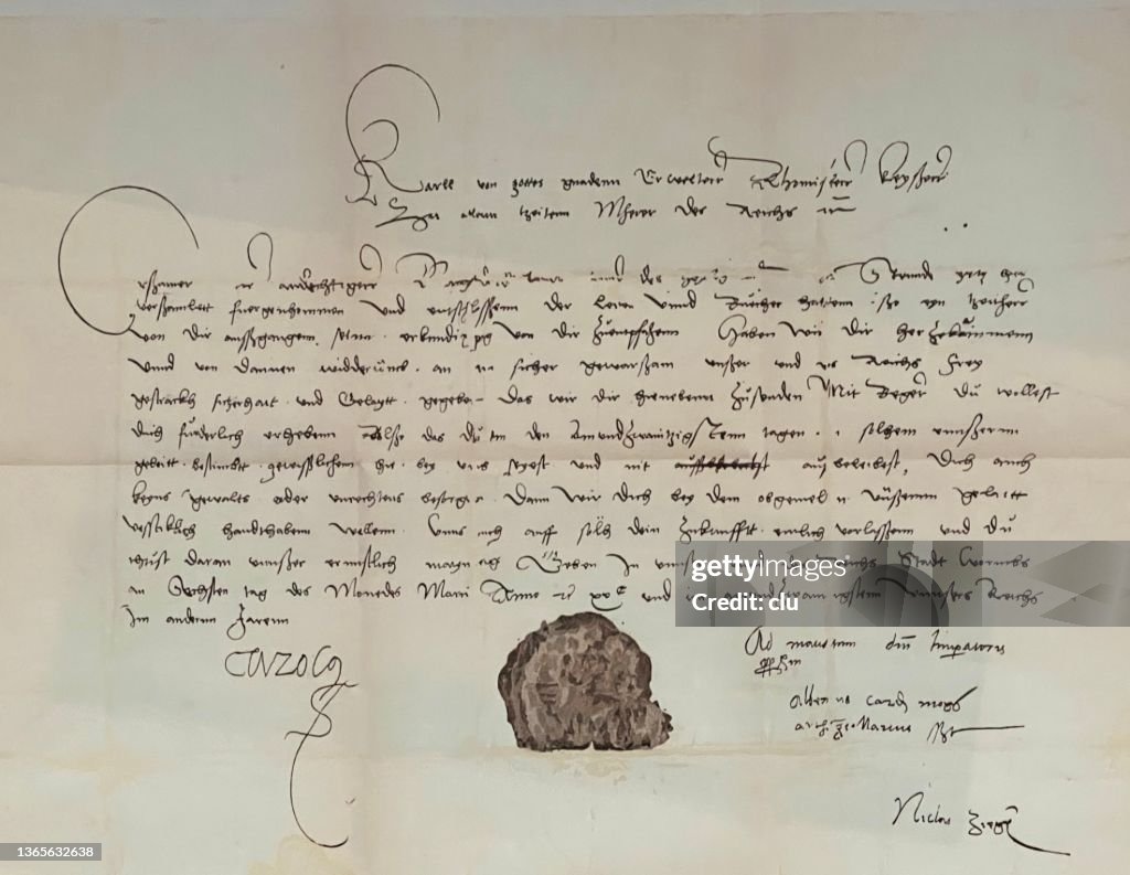 King Charles V summons Martin Luther to the session of the Reichstag, March 6, 1521