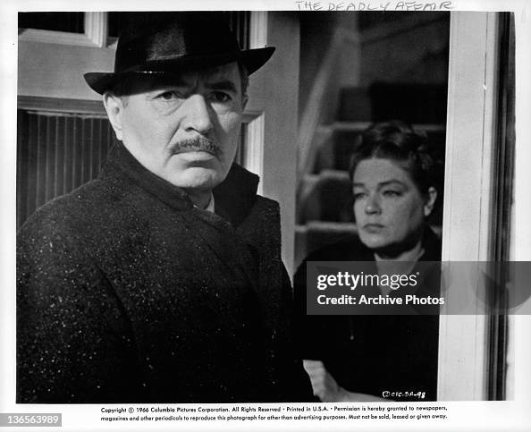 James Mason And Simone Signoret In 'The Deadly Affair' James Mason And Simone Signoret In 'The Deadly Affair'