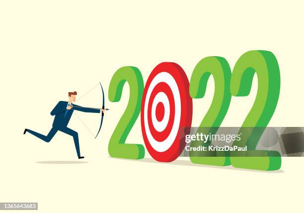 hitting the target - poor vision stock illustrations
