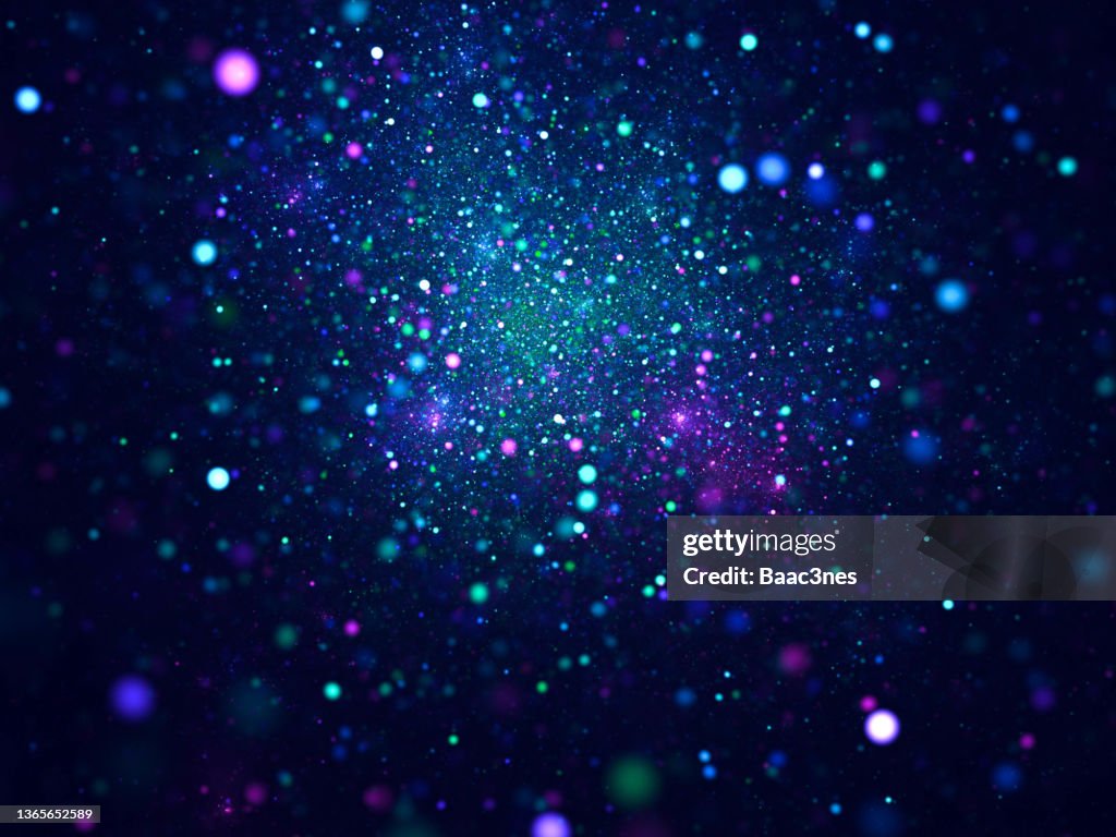 Abstract template - particle explosion