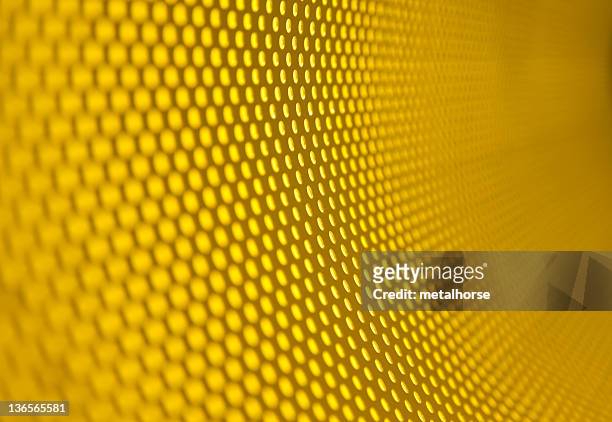 background of honeycombed yellow texture - dance music stock pictures, royalty-free photos & images