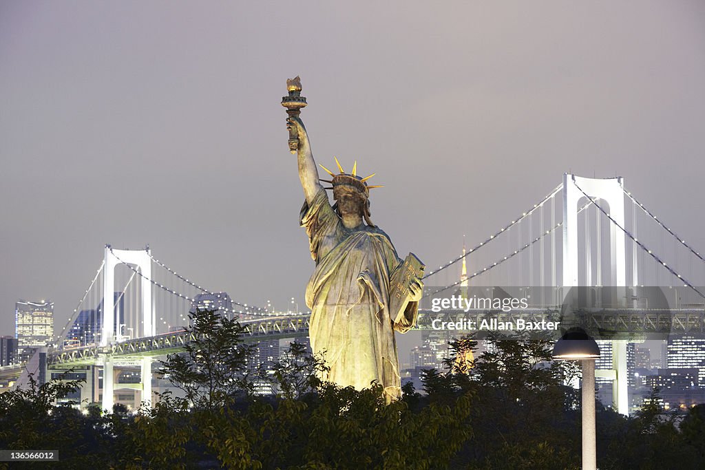 Staue and Rainbow bridge