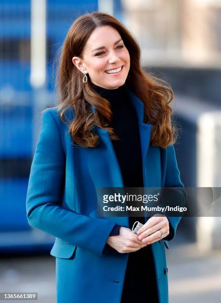 Catherine, Duchess of Cambridge visits the Foundling Museum to learn more about the care sector and meet those with direct experience of living in...