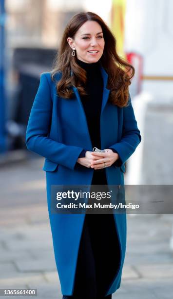 Catherine, Duchess of Cambridge visits the Foundling Museum to learn more about the care sector and meet those with direct experience of living in...