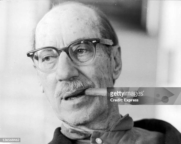 American comedian Groucho Marx in London, 16th July 1971.