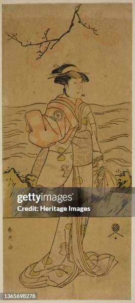 The Actor Iwai Kiyotaro II, circa 1790s. Artist Katsukawa Shun'ei.