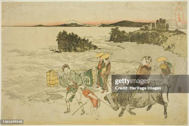 Enoshima, Japan, Unknown. Artist Hokusai.