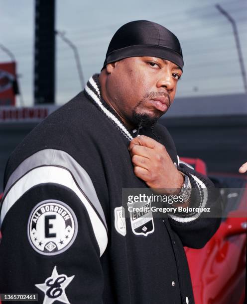 Rapper WC of the hip-hop supergroup Westside Connection photographed at Irwindale Speedway on November 16, 2003 in Irwindale, California.