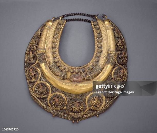 Necklace Inscribed with the Name of King Pratapamalladeva, About 1650. Artist Unknown.