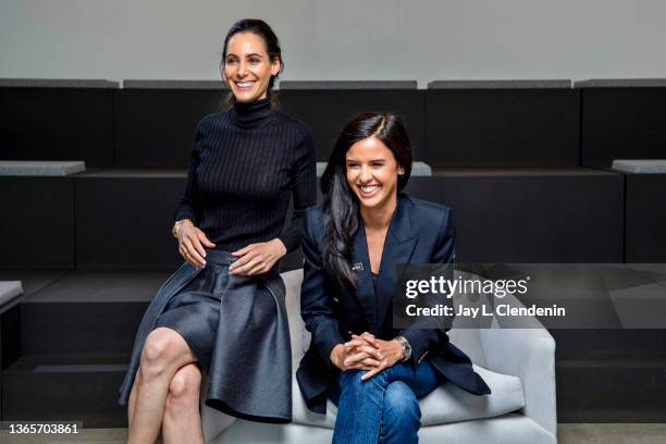 Co-CEOs and co-Founders of the healthcare apparel company FIGS, Heather Hasson and Trina Spear are photographed for Los Angeles Times on July 14,...