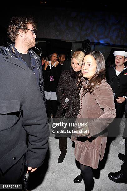 Jessica Simpson seen walking after performing live at the Rockefeller Center Annual Christmas Tree Lighting at Rockefeller Center on November 30,...