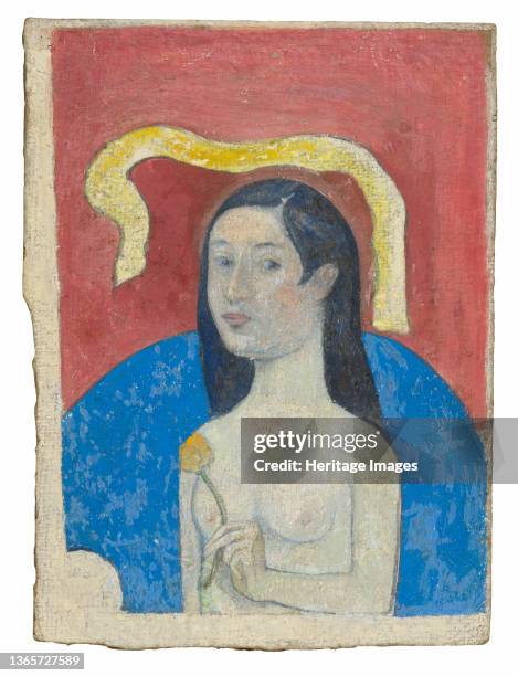 Portrait of the Artists Mother , 1889/90. Artist Paul Gauguin.