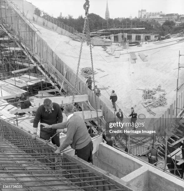 Precast Lagging Between Rib 123 Precast Concrete Slabs Stock Photos, High-Res Pictures, and Images ...