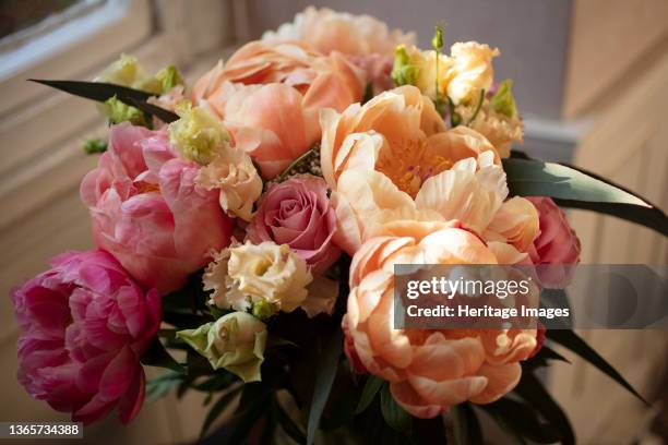 Detail of a bouquet of roses, photographed during the Covid-19 lockdown. The Picturing Lockdown Collection was created during April and May 2020, in...