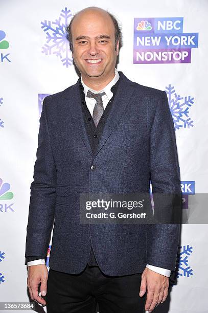 Cast member of "30 Rock", Scott Adsit attends the Rockefeller Center Annual Christmas Tree Lighting at the Rockefeller Center Cafe at Rockefeller...