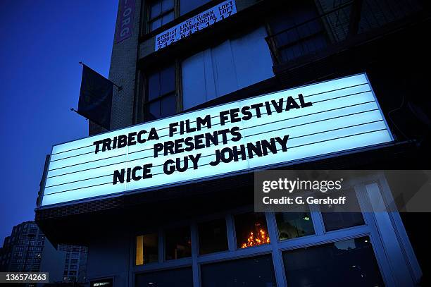 Marquis seen at the "Nice Guy Johnny" Special Screening at Tribeca Cinemas on October 19, 2010 in New York City.
