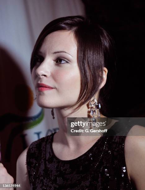 Event host, actress Jill Flint attends the 2011 Great Gatsby Gambling Gala benefitting United Cerebral Palsy of New York City at Fino Ristorante...